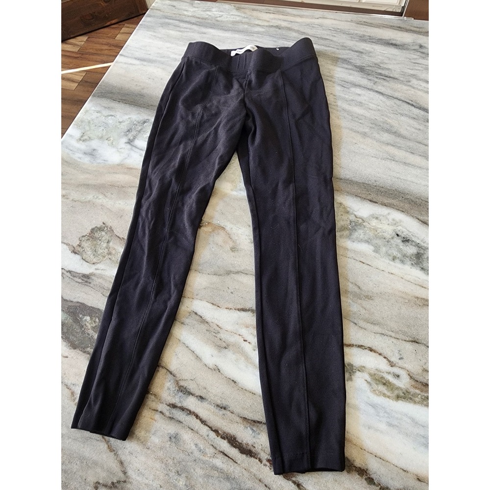 Old Navy Stevie High Rise Ponte Knit Skinny Pants Black Jack Small